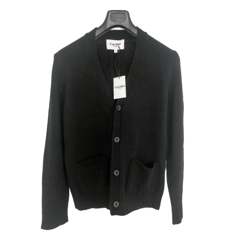 New with Tags: Corridor Mens Cardigan, Alpaca/Merino wool, Size L, Made in Peru
